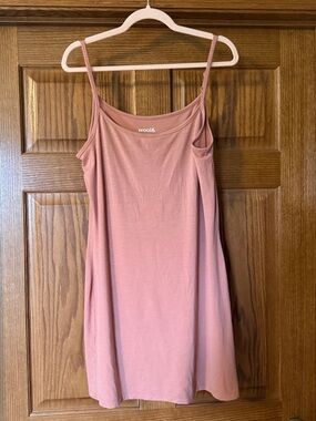 Wool& roam cami slip, large, vintage rose